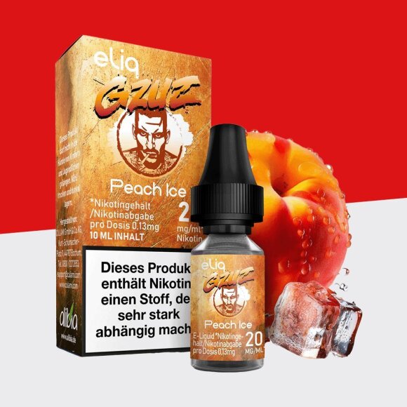 GZUZ eLiq - Peach Ice 20mg/ml - E-Liquid