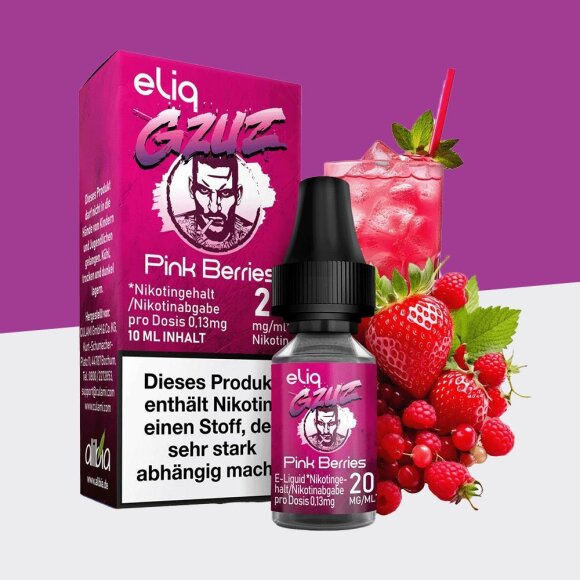 GZUZ eLiq - Pink Berries 20mg/ml - E-Liquid