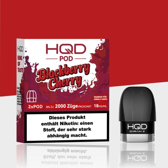 HQD Cirak 2 - Blackberry Cherry - Pods (2er Pack)