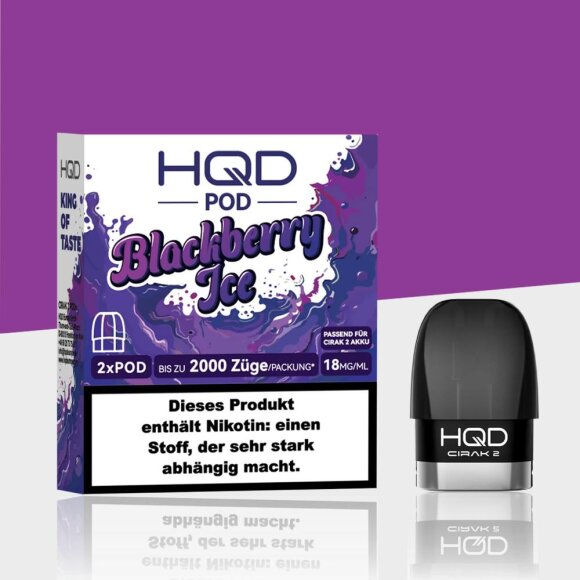 HQD Cirak 2 - Blackberry Ice - Pods (2er Pack)