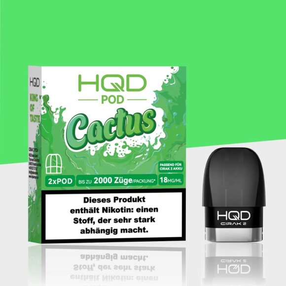 HQD Cirak 2 - Cactus - Pods (2er Pack)