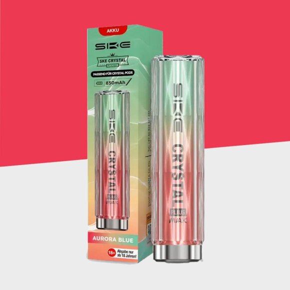 SKE Crystal Plus Max - Aurora Blau - Pod System - Basisgerät