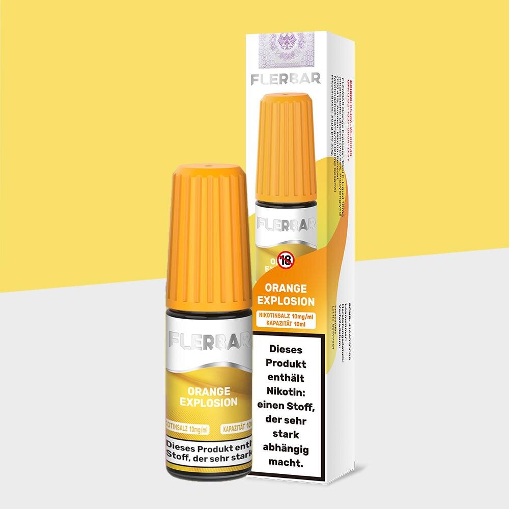 Flerbar - Orange Explosion 10mg/ml - E-Liquid | kaufen, 7,99 Flerbar - Orange Explosion 10mg/ml - E-Liquid | kaufen, 7,99