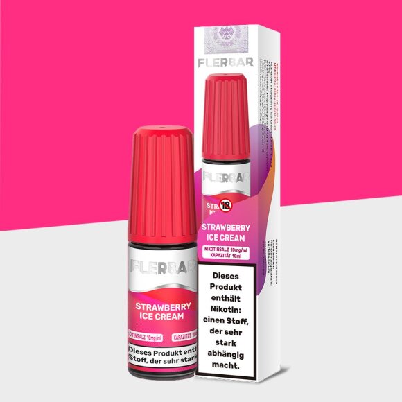 Flerbar - Strawberry Ice Cream 10mg/ml - E-Liquid