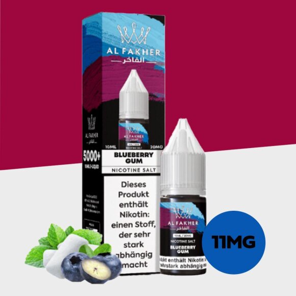 Al Fakher - Blueberry Gum 11mg/ml - E-Liquid