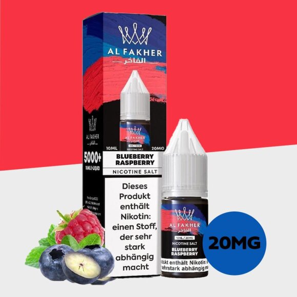 Al Fakher - Blueberry Raspberry 20mg/ml - E-Liquid