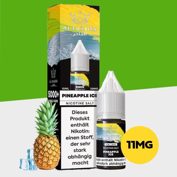 Al Fakher - Pineapple Ice 11mg/ml - E-Liquid