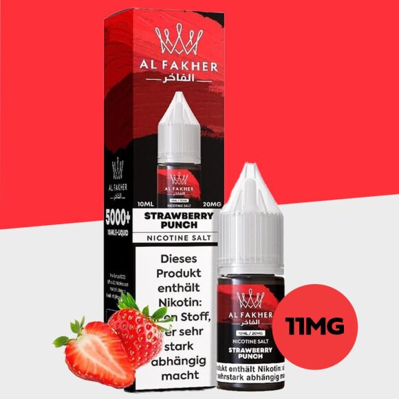 Al Fakher - Strawberry Punch 11mg/ml - E-Liquid