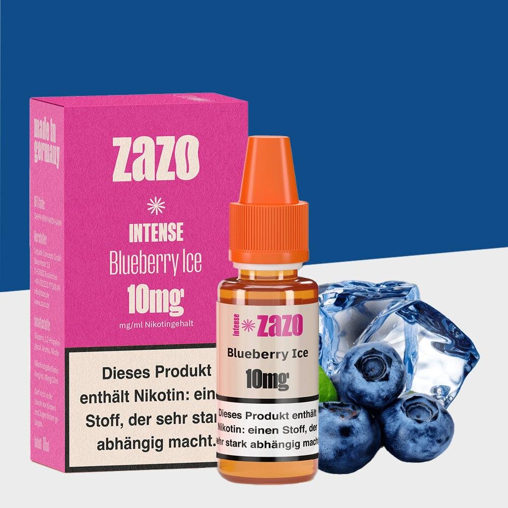 blueberry ice liquid ohne nikotin ZAZO Intense - Blueberry Ice 10mg/ml