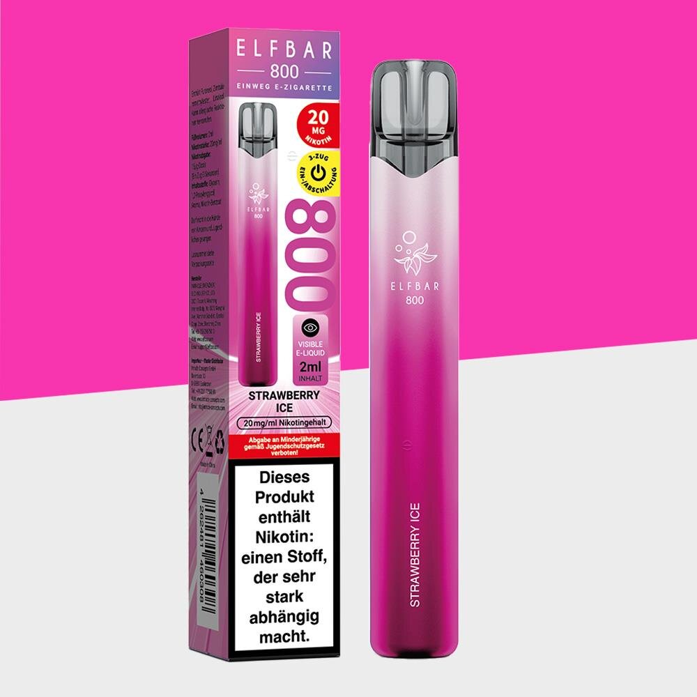 Elfbar 800 - Strawberry Ice - Vape