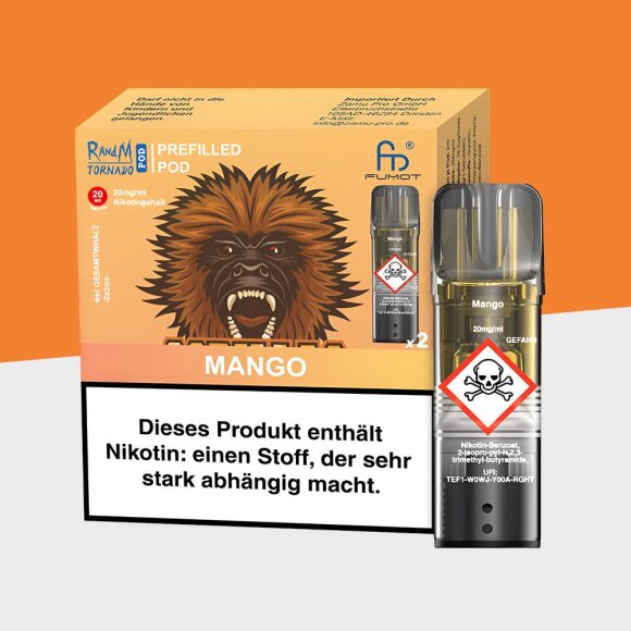 RandM Tornado - Mango - Pod (2er Pack)