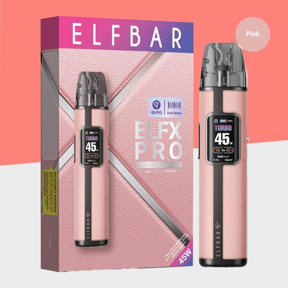 elfbar x pro pods ELFX - Pink - Pod Kit sale Nicotine Strength:20mg Elfbar Aufladbar | Elf