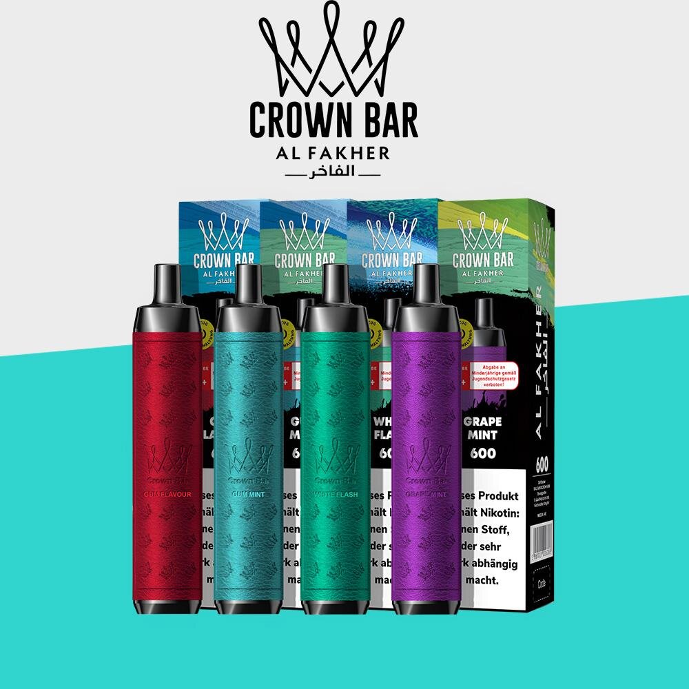 al fakher crown bar 20.000 nachfüllen Al Fakher Crown Bar 8000 Puffs 5mg DTL (BIG CLOUD) main image 0