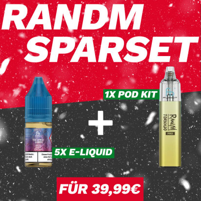 SPECIAL: 5x RandM E-Liquid + 1 GRATIS Pod Kit