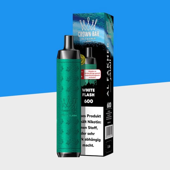 Al Fakher Crown Bar 600 - White Flash - Einweg Vape