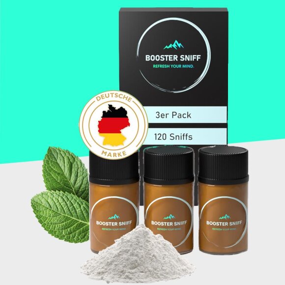 Energy Sniff - Booster Sniff - Minze (3er Pack)