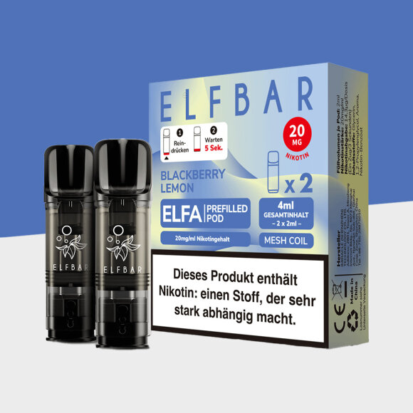 ELFA by Elfbar - Blackberry Lemon – Pod (2er Pack)