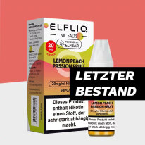 Elfliq by Elfbar - Lemon Peach Passion Fruit 20mg/ml - E-Liquid