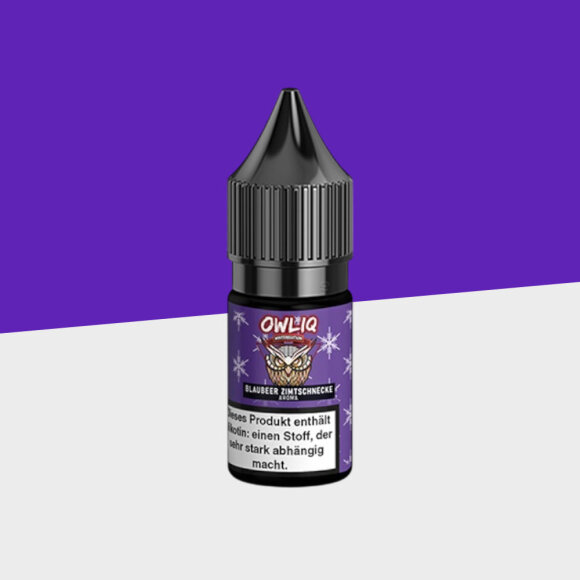 OWLIQ - Blaubeere Zimtschnecke 20mg/ml - E-Liquid