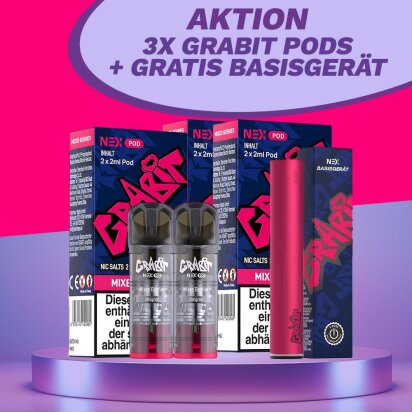 AKTION: 3x Grabit Pods (2er Pack) + GRATIS Basisgerät