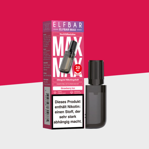 Elfbar MAX - Strawberry Ice - Pod
