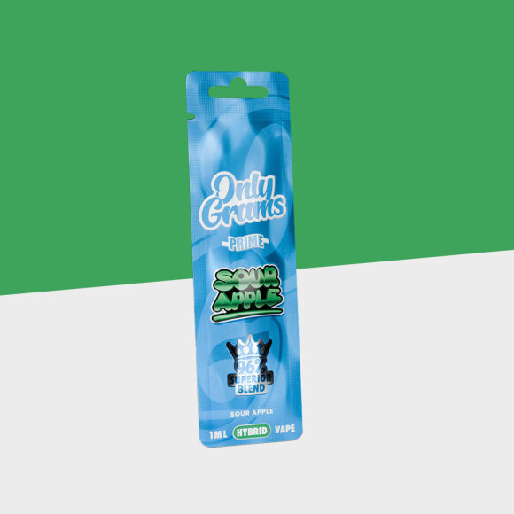 OnlyGrams - Sour Apple - Superior Blend - Einweg Vape