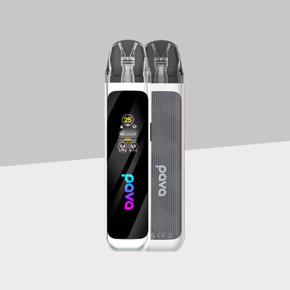 Pava Horiz Pro - Pearly White – Refillable Pod Kit