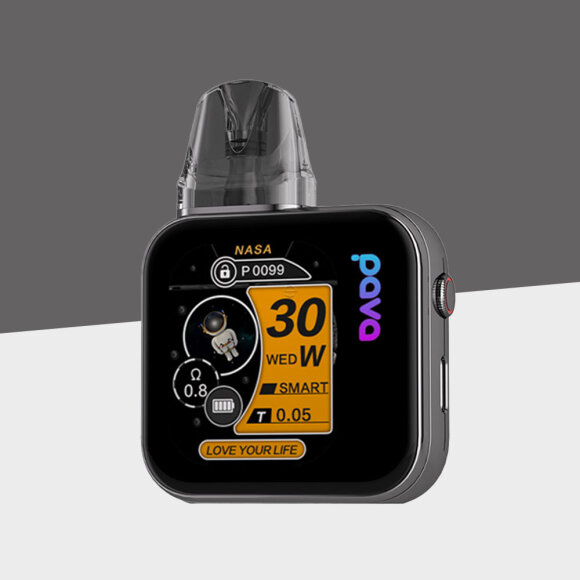 Pava Horiz Ultra - Space Grey – Refillable Pod Kit