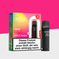 SKE Crystal 800 Pro - Apple Peach - Pod (2er Pack)