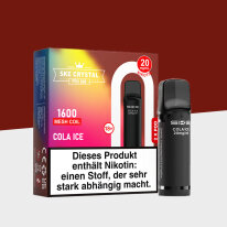 SKE Crystal 800 Pro - Cola Ice - Pod (2er Pack)