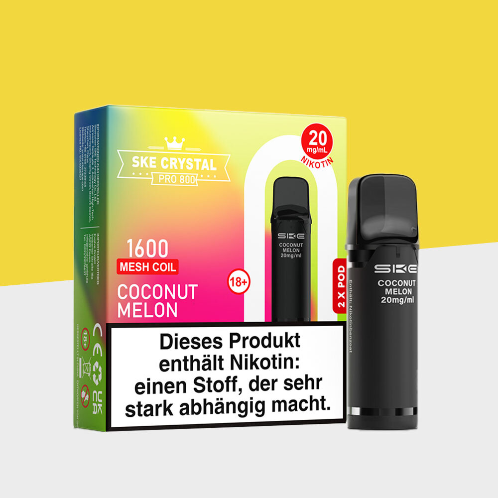 SKE Crystal 800 Pro - Coconut Melon - Pod