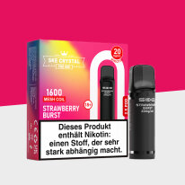SKE Crystal 800 Pro - Strawberry Burst - Pod (2er Pack)