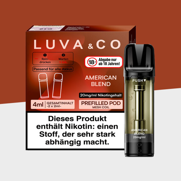 LUVA & CO - American Blend – Pod (2er Pack)