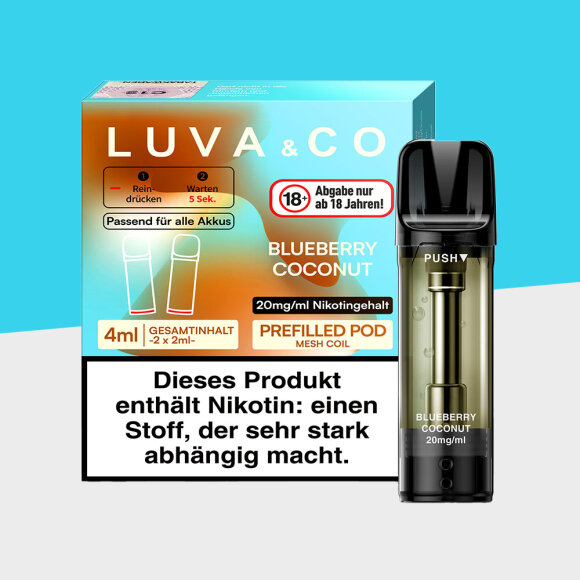 LUVA & CO - Blueberry Coconut – Pod (2er Pack)