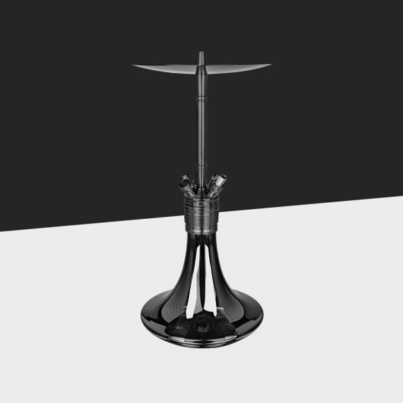 Steamulation - Black Edition: Black Gloss - Ultimate Gen. III Shisha