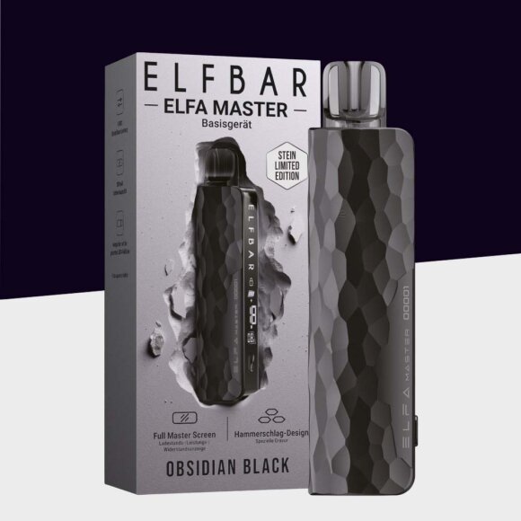 Elfbar ELFA Master - LIMITIERT: Obsidian Black - Basisgerät