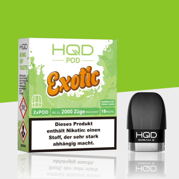 HQD Cirak 2 – Exotic - Pods (2er Pack)