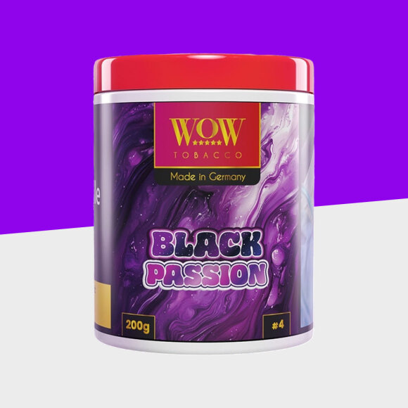 WOW Tabak 200g - Black Passion
