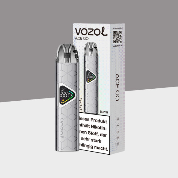Vozol Ace Go - Silver - Refillable Pod Kit