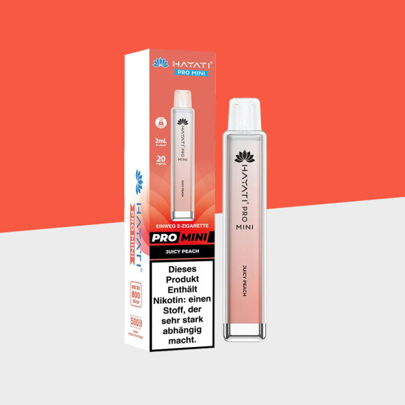 HAYATI Pro Mini 800 - Juicy Peach - Einweg Vape