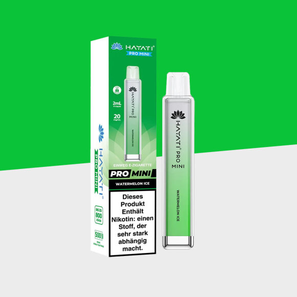 HAYATI Pro Mini 800 - Watermelon Ice - Einweg Vape