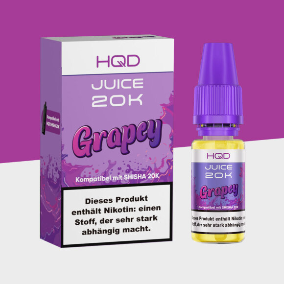 HQD Juice 20k - Grapey - 3mg/ml - E-Liquid