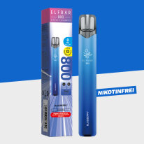 Elfbar 800 – Blueberry Nikotinfrei - Einweg Vape