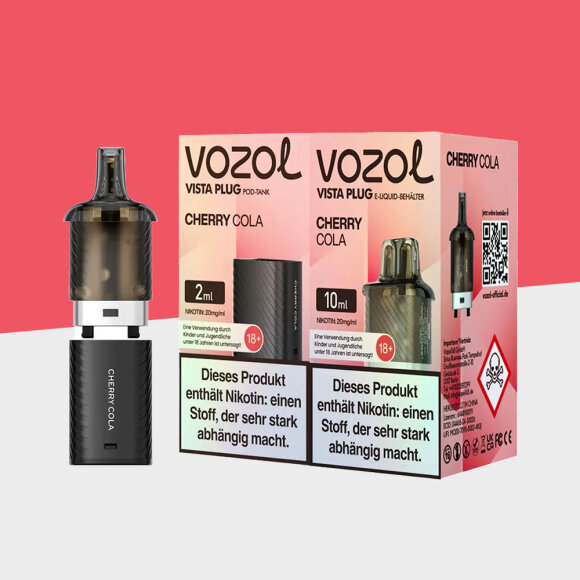 Vozol Vista Plug - Cherry Cola – Pod (10+2)