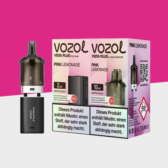 Vozol Vista Plug - Pink Lemonade – Pod (10+2)