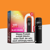 SKE Crystal 800 Pro - Black Orange – Pod (2er Pack)