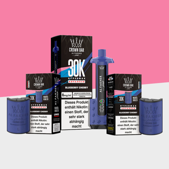 Al Fakher 30K Hypermax - Blueberry Cherry