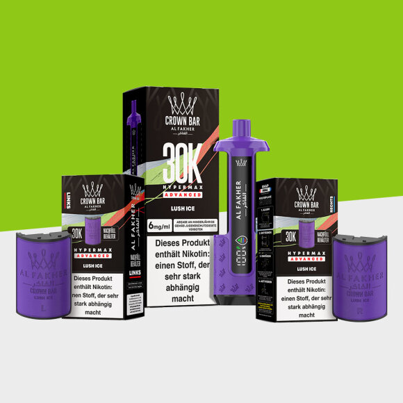 Al Fakher 30K Hypermax - Lush Ice