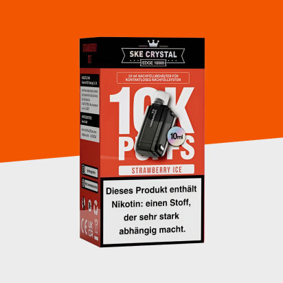 SKE Crystal Edge 10000 - Strawberry Ice – Pod
