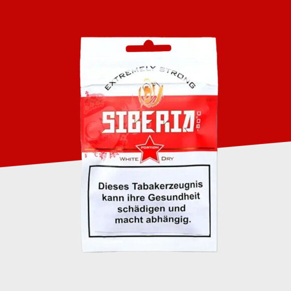 Siberia - Extremely Strong White Dry - Softpack - Chewing Bags